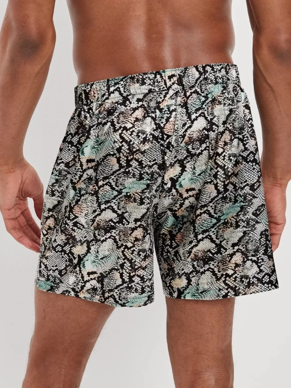 American Eagle Snake Skin Satin Pocket Boxer Short Size Medium